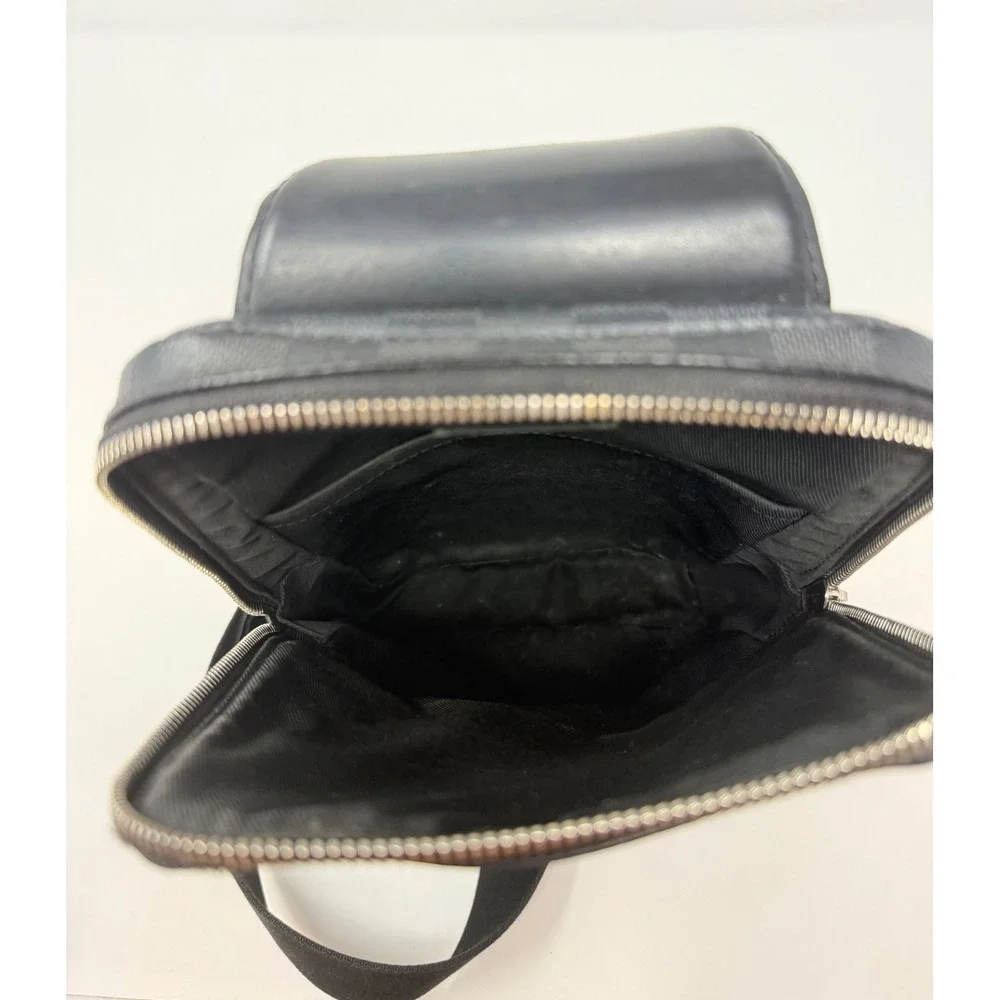 Louis Vuitton Avenue Sling Bag Damier Black Leather - Picture 8 of 11